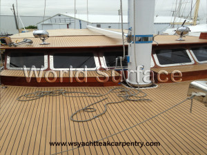 Sailboat Synthetic teak decking2