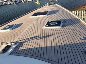 Brand new Teak decking 90′ Ocean Alexander