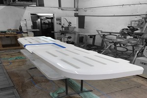 New Swim platform and yacht refinishing